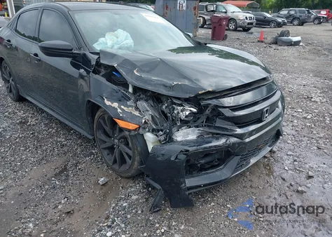 2017 Honda Civic Sport from USA, damaged, VIN SHHFK7H41HU234552